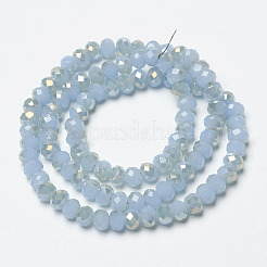 Electroplate Glass Beads Strands&nbsp;EGLA-A034-J4mm-H06