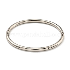 Non-Tarnish 202 Stainless Steel Hinged Plain Bangles&nbsp;BJEW-M317-05P