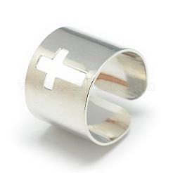 Tarnish Resistant Adjustable Stainless Steel Cuff Finger Rings&nbsp;RJEW-S038-048