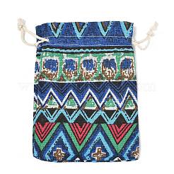 Polycotton(Polyester Cotton) Packing Pouches Drawstring Bags&nbsp;ABAG-T006-A23