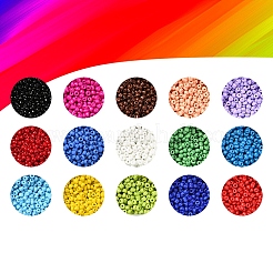 8/0 Glass Round Seed Beads&nbsp;SEED-YW0001-08B