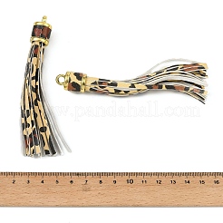 PU Leather Tassel Pendant Decorations&nbsp;FIND-K027-01G-02