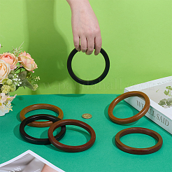 6Pcs 3 Colors Wood Bag Handle&nbsp;PURS-PH0001-28
