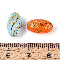Rugby Plastic Beads&nbsp;KY-T041-23M