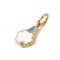 304 Stainless Steel Enamel Pendants&nbsp;SA-CBA5CD0-35G