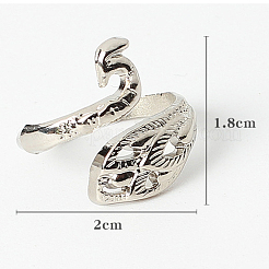 Alloy Peacock Open Cuff Ring&nbsp;PW22062533151