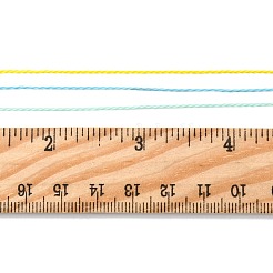 5 Rolls 5 Colors Round Waxed Polyester Cord&nbsp;YC-FS0001-02A
