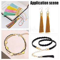 60Pcs 3 Style Brass Cord End&nbsp;FIND-PH0006-14