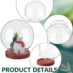 6Pcs Glass Dome Cover&nbsp;AJEW-NB0006-21A