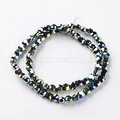 Electroplate Glass Bead Strands&nbsp;EGLA-J137-6mm-A-FP01