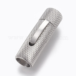 304 Stainless Steel Bayonet Clasps&nbsp;STAS-O114-040A-MP