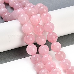 Natural Rose Quartz Beads Strands&nbsp;G-F591-04-14MM