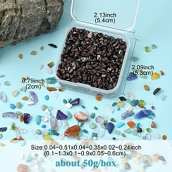 50G Natural Obsidian Chip Beads&nbsp;G-YW0001-59