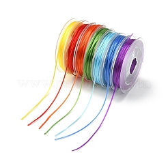 7 Rolls 7 Colors Flat Elastic Crystal String Set&nbsp;EW-YW0001-09