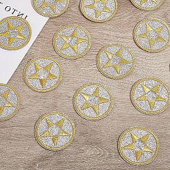 30Pcs Computerized Embroidery Cloth Iron on/Sew on Patches&nbsp;PATC-CY0001-10