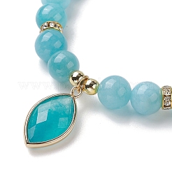 Natural Jade Stretch Bracelets&nbsp;BJEW-JB10092-02