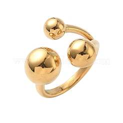 304 Stainless Steel Cuff Rings&nbsp;RJEW-Z118-04G