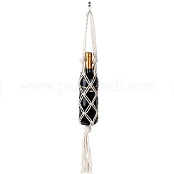 Handmade Macrame Cotton Wine Hanging Basket&nbsp;PW-WG00265-01