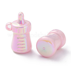UV Plating Rainbow Iridescent Acrylic Pendants&nbsp;OACR-F008-01