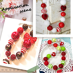 24Pcs 12 Styles Opaque Acrylic Beads&nbsp;MACR-BM0001-03B