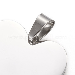 Tarnish Resistant 304 Stainless Steel Pendants&nbsp;STAS-F214-02P
