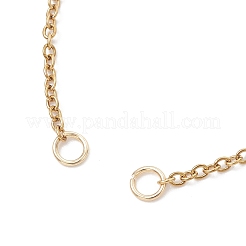 3Pcs 3 Styles 2.5MM Brass Cable Chain Slider Bracelet Makings&nbsp;AJEW-JB01520