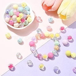 120Pcs 6 Styles Mixed Stryles Acrylic Beads&nbsp;MACR-YW0003-21
