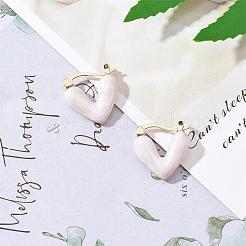 Enamel Heart Hoop Earrings&nbsp;JE1108A