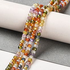 Cubic Zirconia Bead Strands&nbsp;ZIRC-G001-01L
