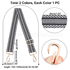 2Pcs 2 Colors Cotton Tape Bag Handles&nbsp;FIND-PH0002-42