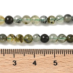 Natural Prehnite Beads Strands&nbsp;G-K224-03-4mm-01