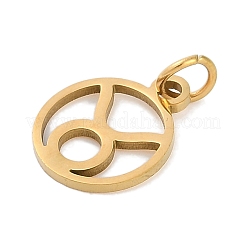 Ion Plating(IP) 304 Stainless Steel Charms&nbsp;STAS-R135-05G-05