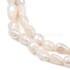 Natural Cultured Freshwater Pearl Beads Strands&nbsp;PEAR-P064-20H-01A