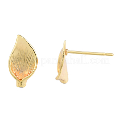 Brass Stud Earring Findings&nbsp;KK-N231-418