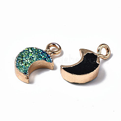 Druzy Resin Pendants&nbsp;X-RESI-S383-007-B01