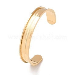 304 Stainless Steel Grooved Bangle Base&nbsp;SA-CBACA70-03G
