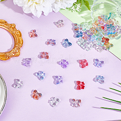 100Pcs 10 Colors Transparent Glass Beads&nbsp;GLAA-HY0001-56