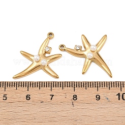 304 Stainless Steel Pendants&nbsp;STAS-P424-06G