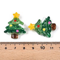 Christmas Theme Transparent Epoxy Resin Decoden Cabochons&nbsp;CRES-T025-01F
