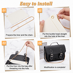 5Pcs 5 Colors Wool Felt Bag Organizer Inserts&nbsp;DIY-WR0007-25