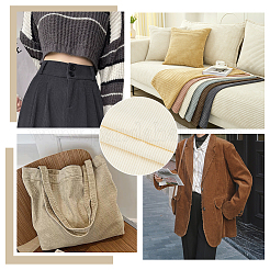 Corduroy Kintted Rib Fabric&nbsp;DIY-WH0002-68A