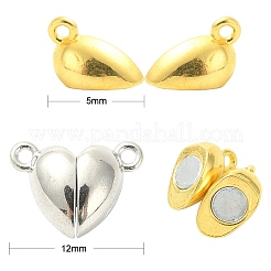 20 Sets 2 Colors Alloy Magnetic Clasps&nbsp;PALLOY-CJ0002-34