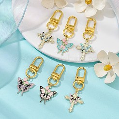 Alloy Enamel Pendant Decorations&nbsp;HJEW-JM01352