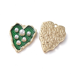 Brass Enamel Pendants&nbsp;KK-I661-10G-B