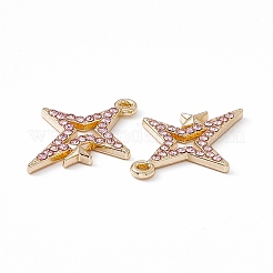 Alloy Rhinestone Pendants&nbsp;PALLOY-P287-08LG-02