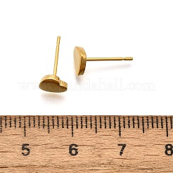 304 Stainless Steel Stud Earrings&nbsp;X-EJEW-P262-01G
