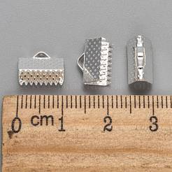 Iron Ribbon Crimp Ends&nbsp;E143Y-S