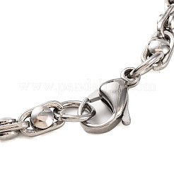 201 Stainless Steel Link Chain Bracelets&nbsp;BJEW-B078-132GP