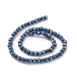 Electroplated Non-magnetic Synthetic Hematite Beads Strands&nbsp;G-G862-02E