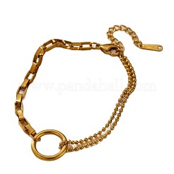 304 Stainless Steel Link Bracelets&nbsp;WG64898-01